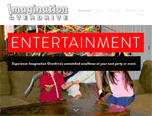 Tablet Screenshot of imaginationoverdrive.com